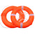 柒亦辰 AJY916 船用泡沫救生圈救生设备成人救生游泳圈加厚实心救生圈泡沫游泳圈 小号加塑料晶格反光片
