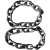 适之起重链条环形吊链国标G80锰钢链条手拉葫芦链条吊装链铁链吊索具 1吨周长4米6mn拉直2m