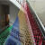 防护网室内天井楼梯防坠网景区吊桥彩色尼龙围网儿童安幼儿园 楼梯防护网10乘0.8米 6厘米网孔