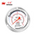 红旗（HONGQi）YTN-60ZT系列轴向带前边 0-0.4MPa耐震压力表普压表油压表	