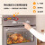 食品温度计测水温测温计烘焙烤箱电子油温计食物厨房探针式双探针 红色双探针+夹子
