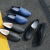 英格杰家 时尚低帮男士四季通用防水防滑透气耐磨厨房胶鞋休闲工作鞋 589单鞋蓝色（偏小一个码） 40 