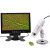 电shiAV/TV400X接口高清工业电子显微镜放大镜连显示器检测 白色