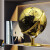 ABDT北欧创意地球仪摆件客厅办公室书房桌面样板房间酒柜家居软装饰 英文黑金A-大号