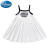 迪士尼（Disney）女童连衣裙夏季2024新款洋气儿童纯棉女宝宝吊带背心裙子薄款夏装 白色 90cm