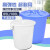 Supercloud（舒蔻）商用大号塑料桶 圆形收纳桶大容量储水桶酒店厨房环卫物业垃圾桶【蓝色100L】