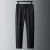 梵卡丹迪品牌秋冬新款休闲运动套装男弹力时尚撞色棒球领夹克两件套 黑色 M