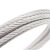 犀跃 304不锈钢钢丝绳 包装捆扎吊绳安全牵引绳 1米 7*7-5.0mm