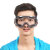 适用于护目镜硅胶防尘眼镜劳保防风沙防飞溅风镜防护眼罩男防灰尘 2011圆边防雾护目镜：6个