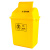 【60L】加厚医疗摇盖 垃圾桶医院 黄色垃圾箱 带盖废物收纳桶