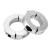 定制适用固定环分离型 光轴固定环夹紧环 夹轴器轴套轴承固定环限 铝分离-内径8MM（8*25*8）