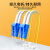 隆言 光纤跳线 ST-SC 单模双芯 黄色 0.2m LY-HD21J