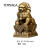 TOYSAGA铜艺世家全黄铜狮子摆件一对中式故宫瑞狮北京狮家居客厅装饰品 8cm古铜色（雄狮）