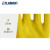 兰浪LANON SR206进口天然橡胶耐酸碱手套 工业实验室清洁防滑透气劳保手套 3双 XL码 