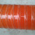 鸣固 ZJ6040耐高温风管 高温硫化管 红色高温矽胶风管 耐温-70℃-+300℃（4米1条）43mm