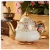 欧洋士(OYS)品牌金边欧式咖啡具英式陶瓷咖啡杯套装家用高档花茶杯子 吉祥1壶6杯碟+架子 0ml