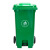 户外环卫大垃圾桶带盖大号垃圾分类垃圾桶大码餐厨公园景区垃圾桶 7天内发货 120L带轮带盖蓝色可回收物