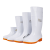 厂白色雨靴防滑大码工作雨鞋卫生靴防油加绒加棉保暖水鞋 506低筒白色 标准码 37