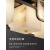 新中式餐厅吊灯长条型现代珐琅彩别墅禅意中国风茶室云石全铜灯具 定制尺寸