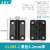 适用于ABZ 锌合金CL209-1-2-3明装铰链不锈钢配电箱柜门铰链带螺柱合页 CL209-2黑色带孔（5.2厚）