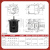 1液压油泵定量高压叶片泵液压站系统专用低噪音2定制 PV2R2-59 (大轴25.4)