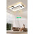 VVS新款客厅冷暖无叶风扇灯现代简约隐形卧室餐厅LED吸顶灯具 (包安装-吹风版A)客厅+餐厅智能