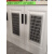 燃气表柜门透气格栅孔铝合金冰箱散热盖板橱通风口网方形 铝色/面板尺寸100*300mm