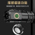 远波 手电筒强光可充电超亮便携户外照明远射小型迷你LED小钢炮S450X白+红光续航礼盒版