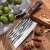 榜帝家用厨房切肉刀锋利切片刀厨师专用刀具中式厨房切菜刀 灰色