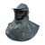 花护防酸披肩防护帽1个 PVC耐酸碱涂塑布|防渗透 XRKGM 蓝色