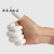 手指套防滑耐磨护手橡胶乳胶电子工业无尘一次性手指套 白色指套(1000粒)均码 默认