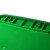 Supercloud 加厚物业小区公用室外环保分类塑料带盖医疗环卫户外垃圾桶酒店 大号商用50L 绿色