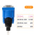 Z-TEK力特工业级USB转rs232串口线db9针COM口公头PL2303/ 蓝色 0.8m