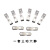 交流接触器银触头CJ20-63A 100A 160A85%含银加厚铜件 银点 CJ20-400A(紫铜款） 优级85%银点集团质量