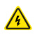 有电危险标识当心激光注意高温不干胶标签当心腐蚀提示贴纸标志牌 当心激光 1x1cm