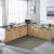 家易澳2024新款不锈钢厨房橱柜组合柜家用灶台简易组装经济型全钢一体储 80cm双盆