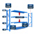 工都 货架仓储置物架多层货物展示架超市储物架承重400KG/层1500*600*2000四层主架