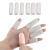 硅胶手指保护套防干裂保湿手指套受伤手指写字防磨手指防痛 肤色小号闭口4个