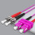 光纤跳线LC-LC-SC-FC-ST万兆多模双芯OM4光纤线40G尾纤工程电信级3/5/10米 SC-ST 多模双芯 OM4 20m
