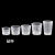 实验室稀释杯毫升杯刻度清晰pp塑料透明小药杯计量筒小测量杯烧杯 15ml(20个装)