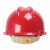 百舸 ABS高强度安全帽工地工程建筑施工防砸透气劳保头盔安全帽领导监理 V型红