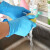 一次性乳胶橡胶手套100只 耐用型家庭清洁实验室工业多用途 蓝色丁腈100只 中号M
