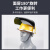 电焊防护罩安全帽面罩配件烧焊工全脸防尘打磨焊帽头戴式面具面屏 铝支架+pc屏(绿色)