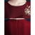 雅格罗伊喜婆婆婚宴婚礼妈妈装高档礼服夏天年轻款高贵2024年装新款小个子 8802酒红色 M(建议90-100斤)