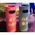 商用定制垃圾桶复古工业风营地油桶户外大号创意个性网红高颜值箱 【粉】100cm高