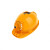 惠利得太阳能双风扇安全帽工地安全帽多功能头盔降温可充电带电源带灯 黄色单风扇4500毫安