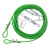 京棣工品 晾衣绳 包塑钢丝绳 室外晒被绳 防水挂衣晾衣绳 6mm绿色定制（室外配件） 