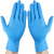 俊达粤龙 一次性丁腈手套 实验室防护蓝色无粉 非无菌 橡胶手套 M (100只/盒)