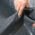 工厂车间走道垫工业地垫警示垫钢板纹地胶垫防滑PVC人字纹牛津垫 绿色 1.3*15M