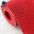 正奇谊PVC防滑地垫S型塑胶镂空游泳池地毯浴室防滑脚垫 红色 加密加厚5.0宽0.9米*1米(要几米拍几不裁断）
